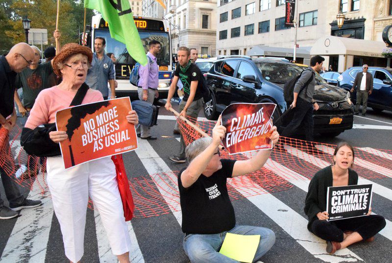Local resident fights against climate change